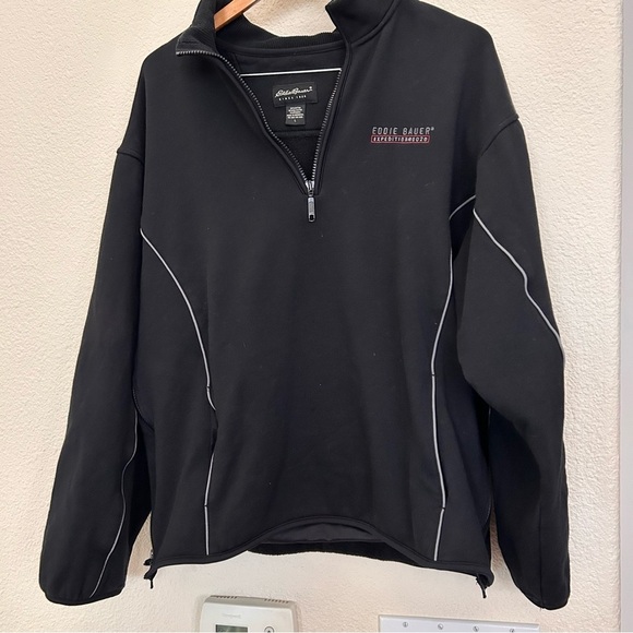 Eddie Bauer Other - Eddie Bauer Expedition 1/4-Zip Fleece Pullover black size large